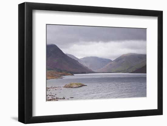 Low Rain Clouds Surrunding the Fells Above Wast Water in the Lake District National Park-Julian Elliott-Framed Photographic Print