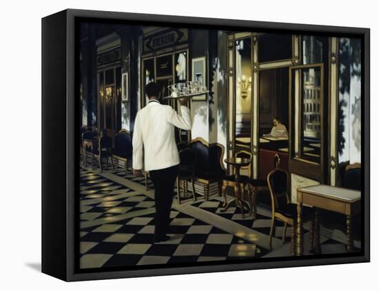 Low Season Late Night-Dale Kennington-Framed Premier Image Canvas