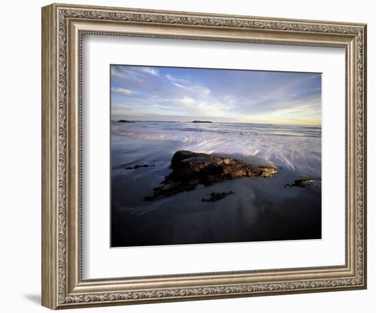 Low Tide and Surf, Wallis Sands State Park, New Hampshire, USA-Jerry & Marcy Monkman-Framed Photographic Print