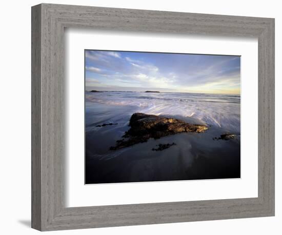 Low Tide and Surf, Wallis Sands State Park, New Hampshire, USA-Jerry & Marcy Monkman-Framed Photographic Print