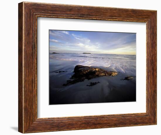 Low Tide and Surf, Wallis Sands State Park, New Hampshire, USA-Jerry & Marcy Monkman-Framed Photographic Print