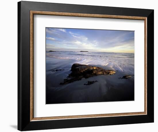 Low Tide and Surf, Wallis Sands State Park, New Hampshire, USA-Jerry & Marcy Monkman-Framed Photographic Print