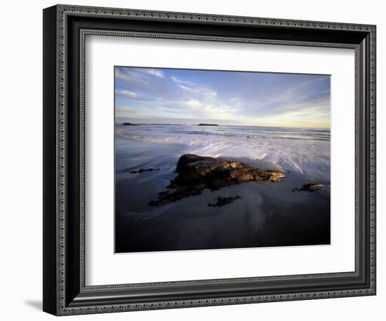 Low Tide and Surf, Wallis Sands State Park, New Hampshire, USA-Jerry & Marcy Monkman-Framed Photographic Print