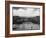 Low Tide at Folkestone Harbour, Kent, England on Rather a Dreary Old Day-null-Framed Photographic Print