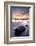 Low tide at Sandymouth bay, sunset, north Cornwall, UK-Ross Hoddinott-Framed Photographic Print