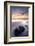 Low tide at Sandymouth bay, sunset, north Cornwall, UK-Ross Hoddinott-Framed Photographic Print