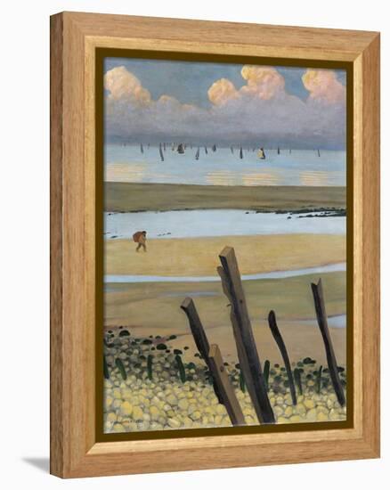 Low Tide at Villerville, 1922-Félix Vallotton-Framed Premier Image Canvas