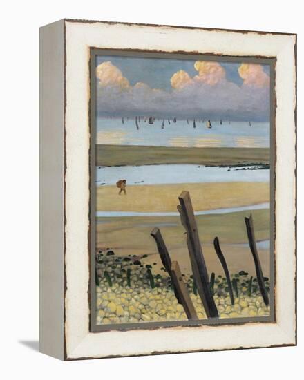 Low Tide at Villerville, 1922-Félix Vallotton-Framed Premier Image Canvas