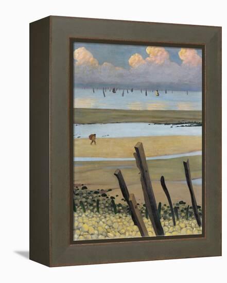 Low Tide at Villerville, 1922-Félix Vallotton-Framed Premier Image Canvas