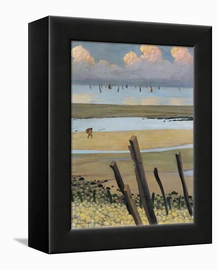 Low Tide at Villerville, 1922-Félix Vallotton-Framed Premier Image Canvas