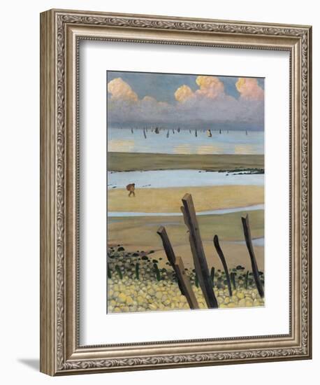 Low Tide at Villerville, 1922-Félix Vallotton-Framed Giclee Print