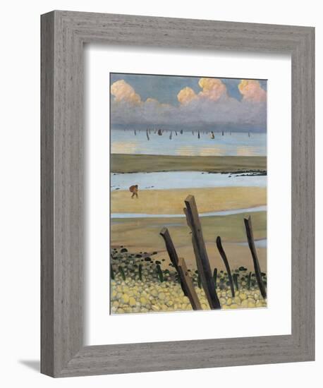 Low Tide at Villerville, 1922-Félix Vallotton-Framed Giclee Print