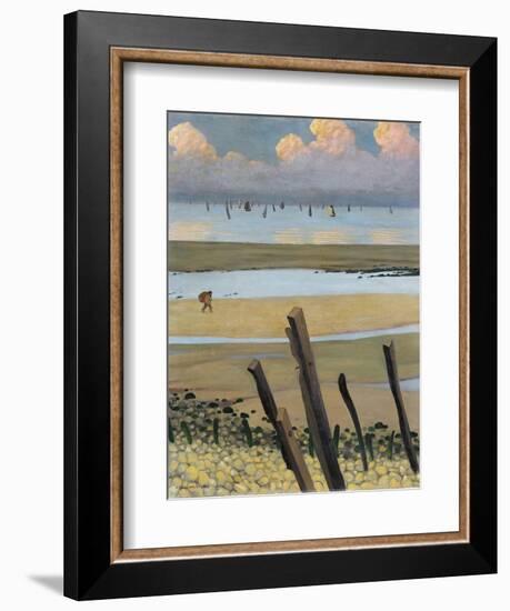 Low Tide at Villerville, 1922-Félix Vallotton-Framed Giclee Print