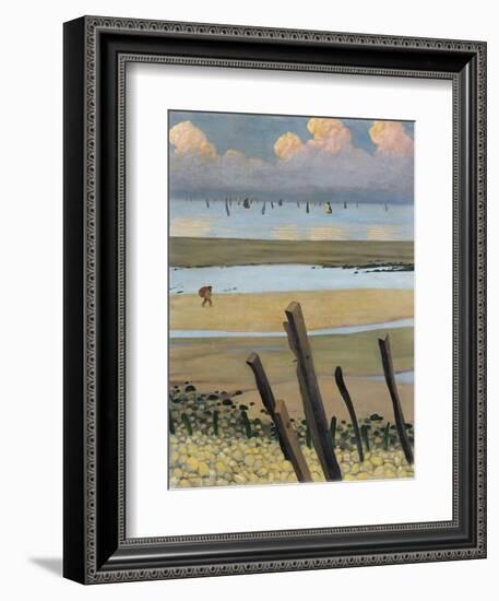 Low Tide at Villerville, 1922-Félix Vallotton-Framed Giclee Print