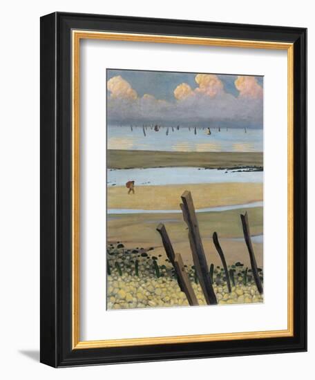 Low Tide at Villerville, 1922-Félix Vallotton-Framed Giclee Print