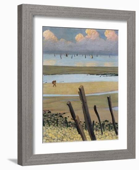 Low Tide at Villerville, 1922-Félix Vallotton-Framed Giclee Print