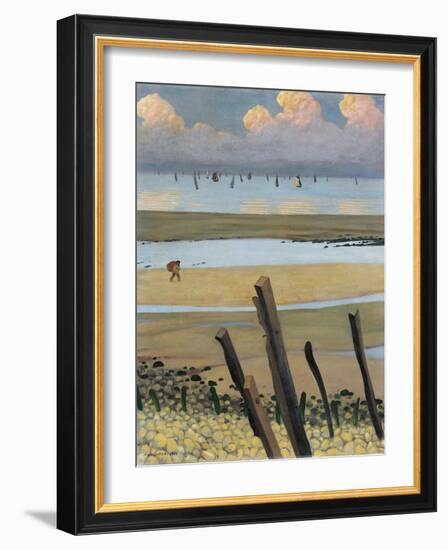 Low Tide at Villerville, 1922-Félix Vallotton-Framed Giclee Print