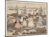 Low Tide, Beachmont, C.1902 (W/C over Graphite on Paper)-Maurice Brazil Prendergast-Mounted Giclee Print