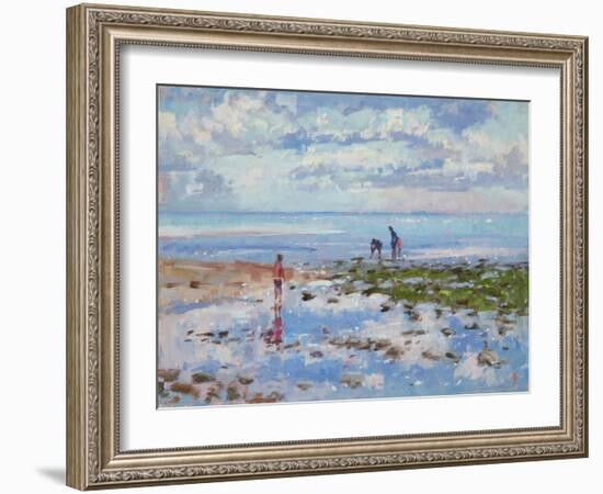 Low Tide Charmouth, 2012-Christopher Glanville-Framed Giclee Print