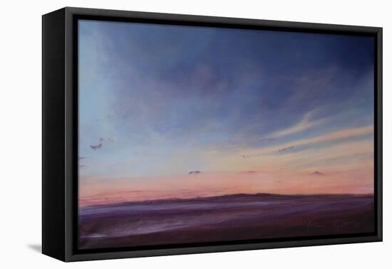 Low Tide, Instow Devon, 2022 (Oil on Canvas)-Antonia Myatt-Framed Premier Image Canvas
