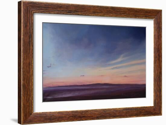 Low Tide, Instow Devon, 2022 (Oil on Canvas)-Antonia Myatt-Framed Giclee Print