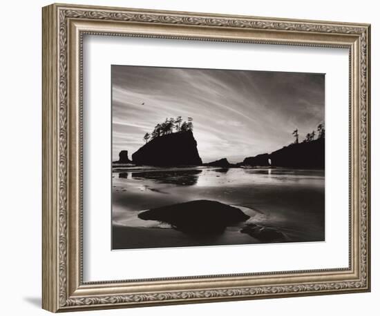 Low Tide Morning-Brett Aniballi-Framed Art Print