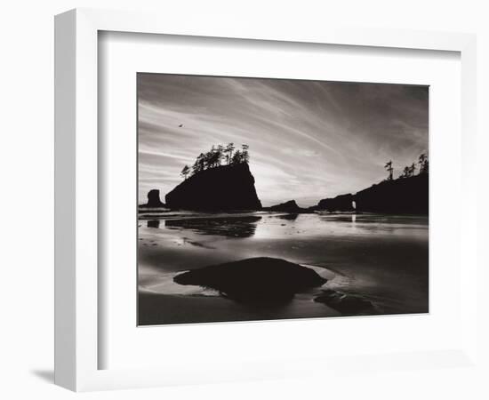 Low Tide Morning-Brett Aniballi-Framed Art Print