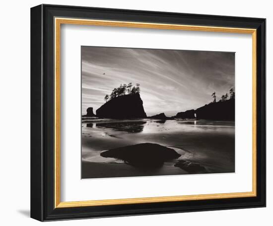 Low Tide Morning-Brett Aniballi-Framed Art Print