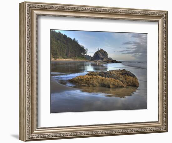 Low Tide, Olympic National Park, Washington, USA-Tom Norring-Framed Photographic Print