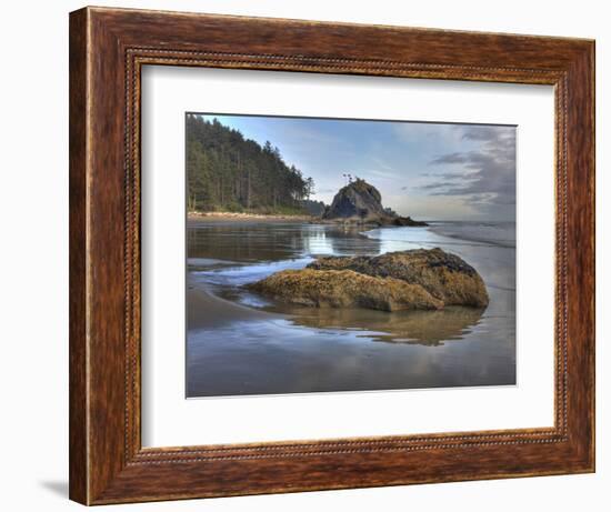 Low Tide, Olympic National Park, Washington, USA-Tom Norring-Framed Photographic Print