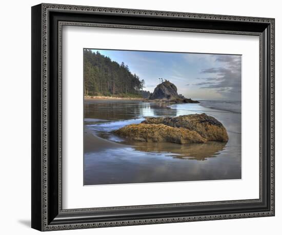 Low Tide, Olympic National Park, Washington, USA-Tom Norring-Framed Photographic Print