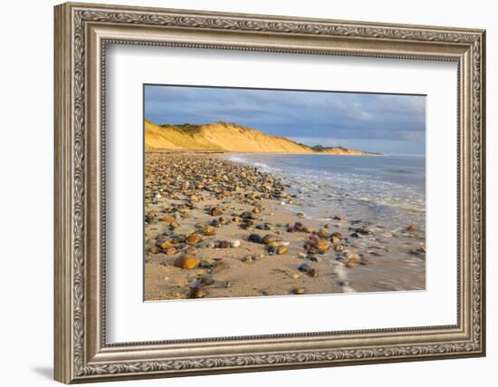 Low Tide on Duck Harbor Beach in Wellfleet, Massachusetts-Jerry and Marcy Monkman-Framed Photographic Print