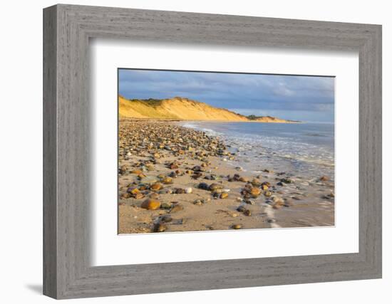 Low Tide on Duck Harbor Beach in Wellfleet, Massachusetts-Jerry and Marcy Monkman-Framed Photographic Print