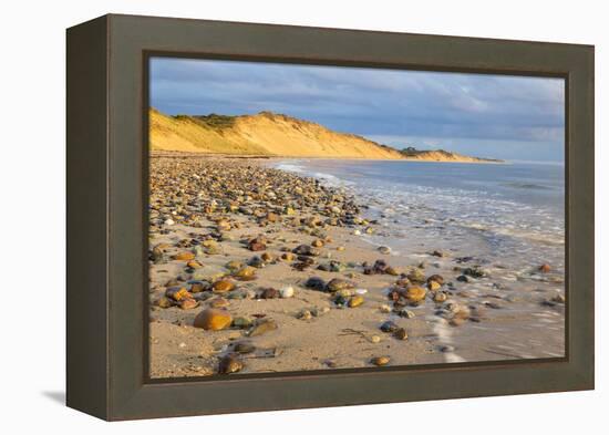 Low Tide on Duck Harbor Beach in Wellfleet, Massachusetts-Jerry and Marcy Monkman-Framed Premier Image Canvas