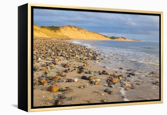 Low Tide on Duck Harbor Beach in Wellfleet, Massachusetts-Jerry and Marcy Monkman-Framed Premier Image Canvas