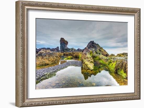 Low Tide Scenery-Luis Leamus-Framed Photographic Print