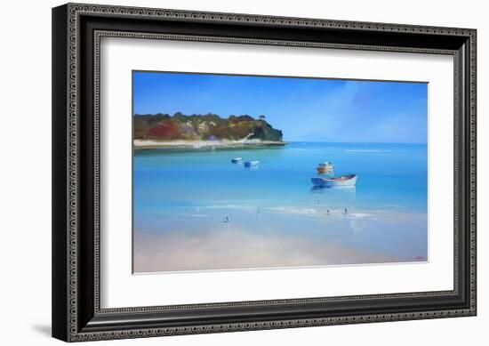 Low Tide Sorrento-Craig Trewin Penny-Framed Art Print