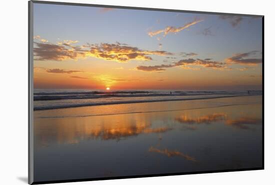 Low Tide Sunset on Playa Linda near Dominical-Stefano Amantini-Mounted Photographic Print