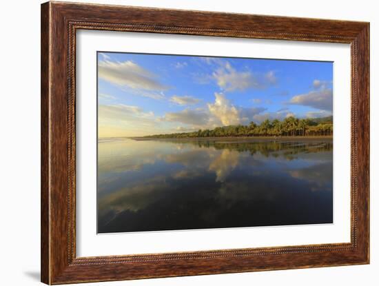 Low Tide Sunset on Playa Linda near Dominical-Stefano Amantini-Framed Photographic Print