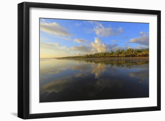 Low Tide Sunset on Playa Linda near Dominical-Stefano Amantini-Framed Photographic Print