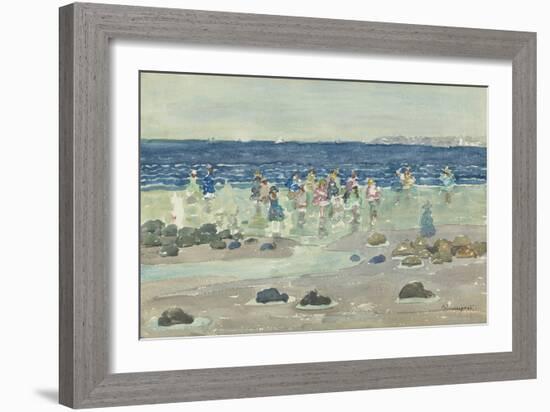 Low Tide-Maurice Prendergast-Framed Giclee Print