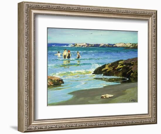 Low Tide-Edward Henry Potthast-Framed Giclee Print