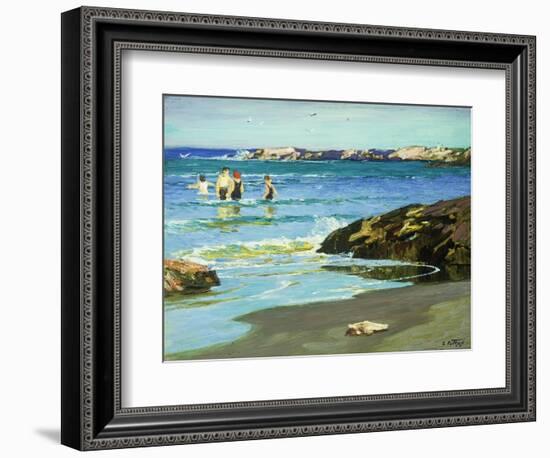 Low Tide-Edward Henry Potthast-Framed Giclee Print