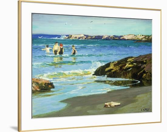 Low Tide-Edward Henry Potthast-Framed Giclee Print