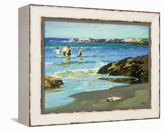 Low Tide-Edward Henry Potthast-Framed Premier Image Canvas
