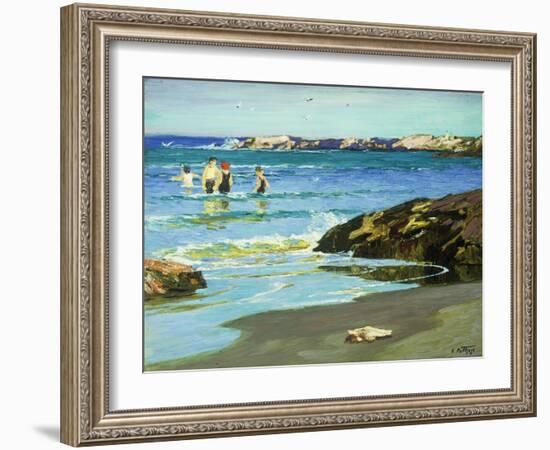 Low Tide-Edward Henry Potthast-Framed Giclee Print