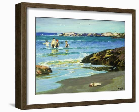 Low Tide-Edward Henry Potthast-Framed Giclee Print