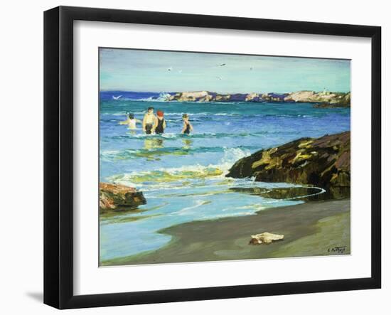 Low Tide-Edward Henry Potthast-Framed Giclee Print