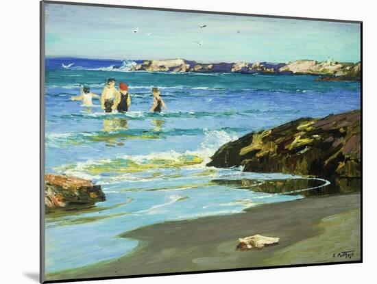 Low Tide-Edward Henry Potthast-Mounted Giclee Print