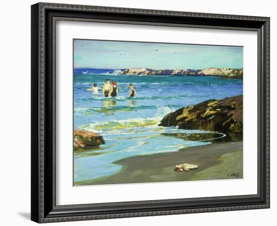 Low Tide-Edward Henry Potthast-Framed Giclee Print